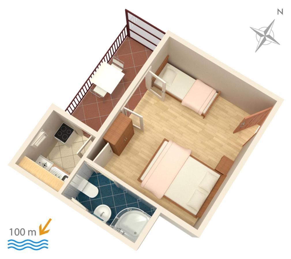 Apartments By The Sea Podaca, Makarska - 515 Dış mekan fotoğraf