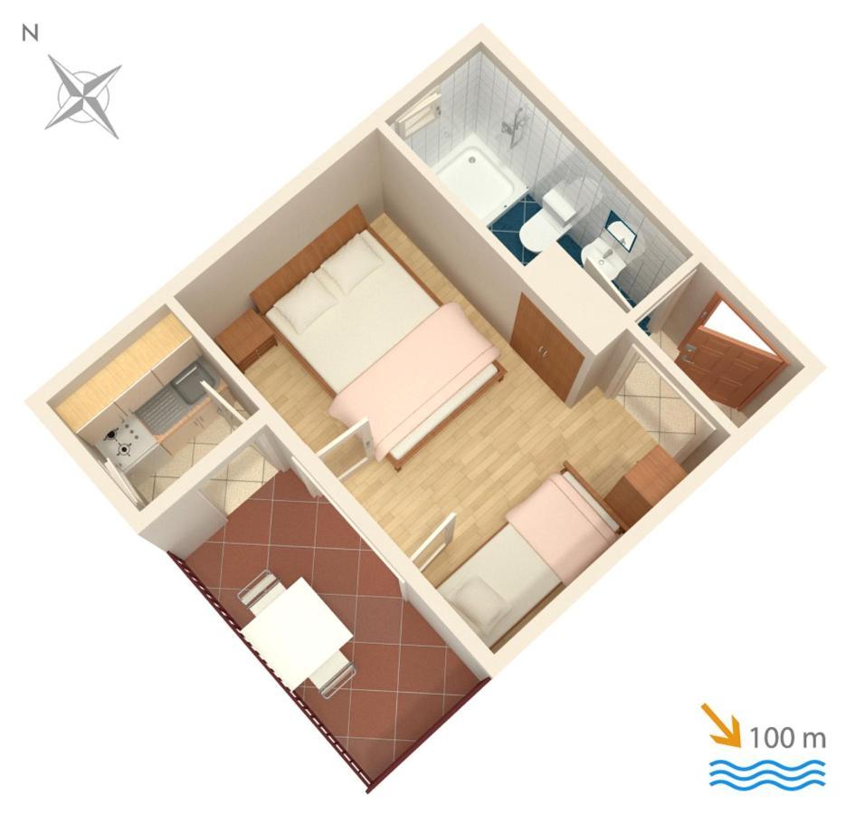 Apartments By The Sea Podaca, Makarska - 515 Dış mekan fotoğraf